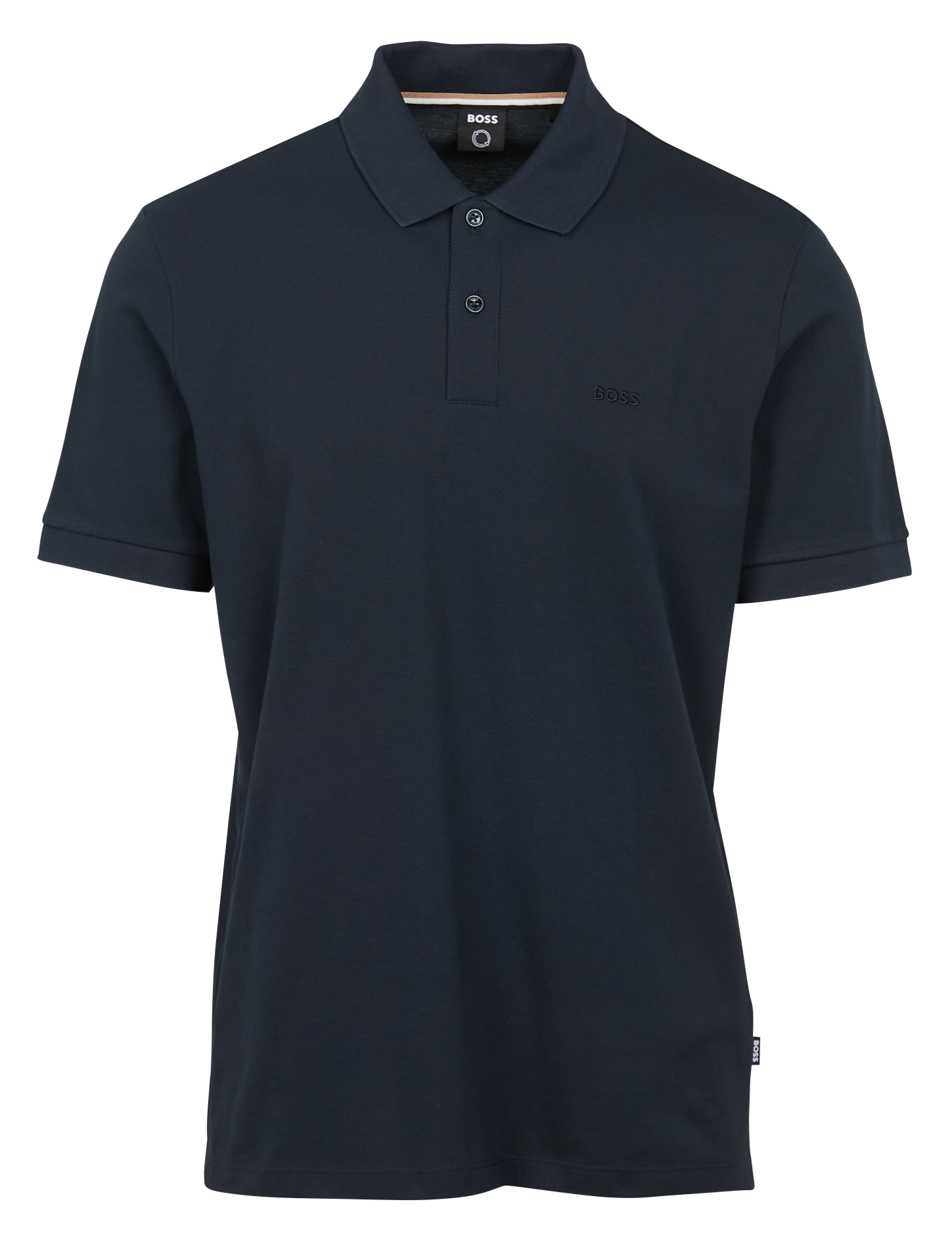 Polo regular-fit en coton bio| Bleu
