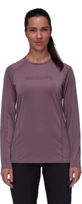 MammutSelun FL Longsleeve Logo - violett