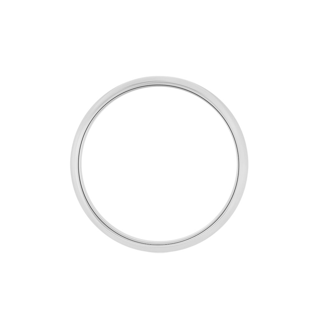 Alliance Aphroditia Demi Jonc Bombe Or Blanc