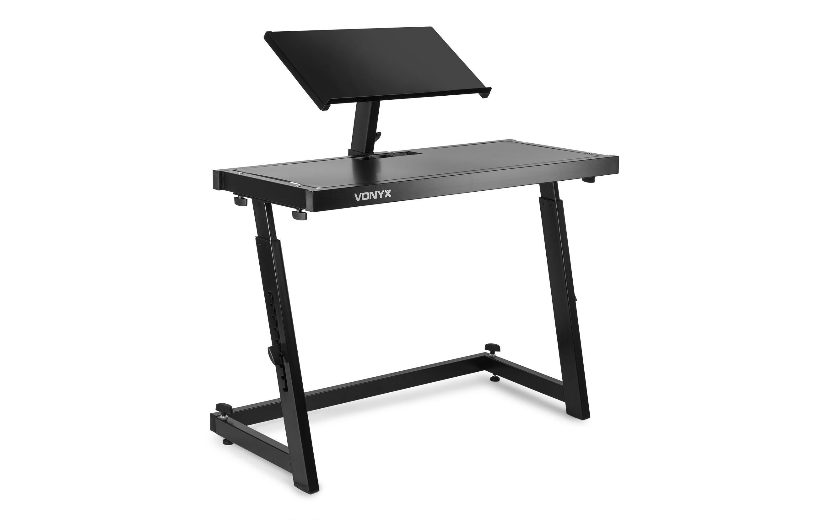 Mobiler DJ Stand DB10<br>Mobiler DJ Tisch mit Laptop Halter