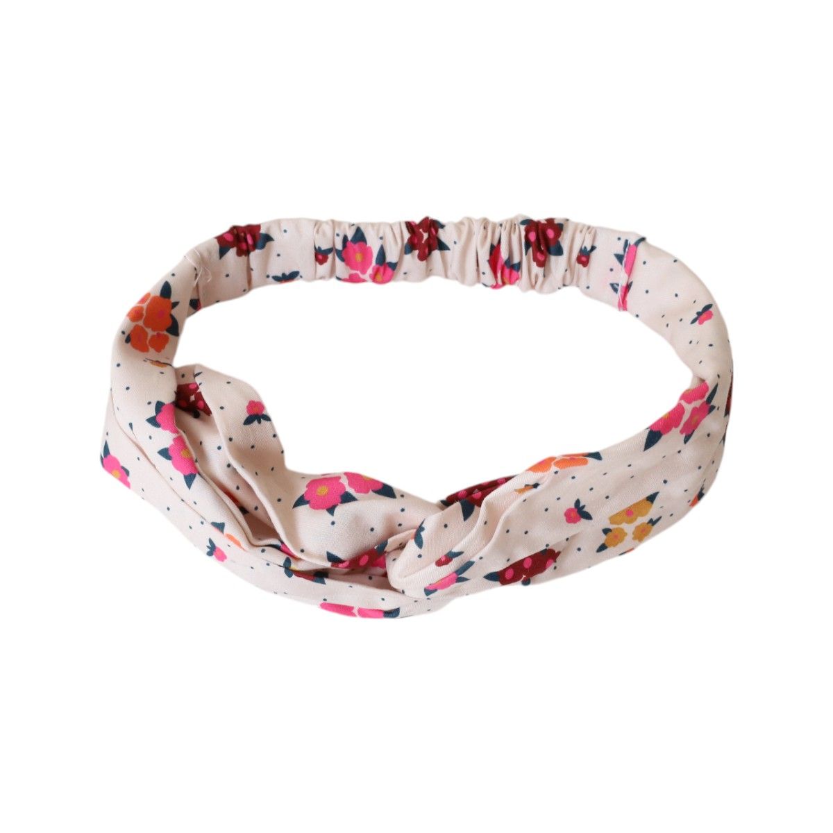 Bandeau cheveux enfant fleuri - La vie en rose Jolie saison