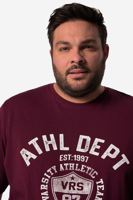 Men+ T-Shirt, Halbarm, Druck vorne, bis Gr. 8 XL