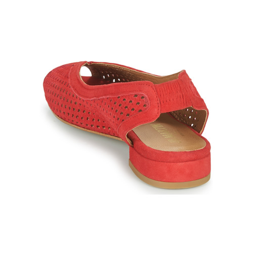 JB Martin - LOUISEE - CHEVRE VELOURS PERFO ROUGE