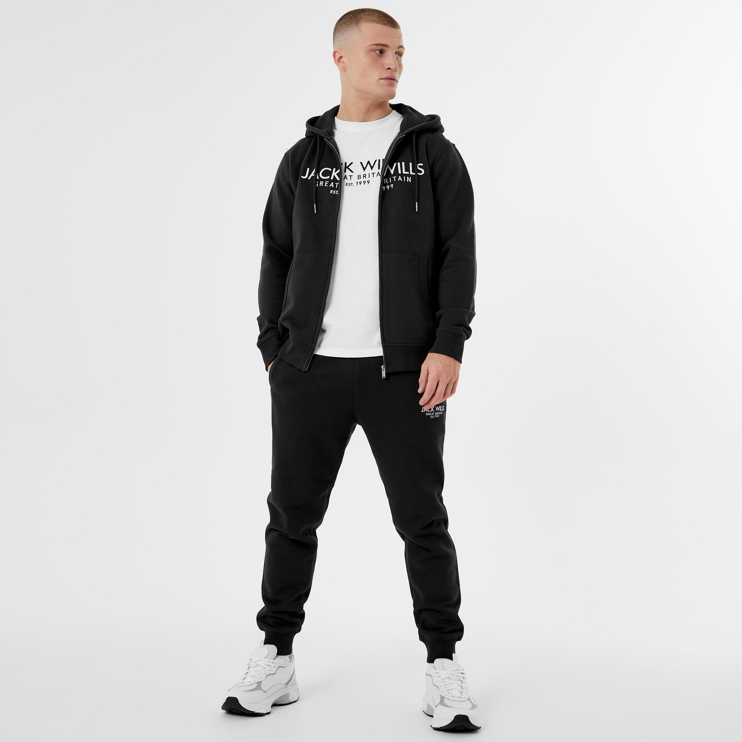Jack Wills Pinebrook Graphic Zip Hoodie