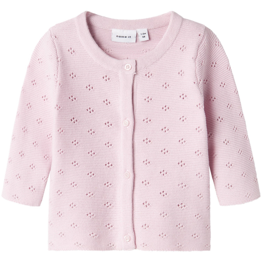 Køb Name It Light Lilac Fie Strik Cardigan