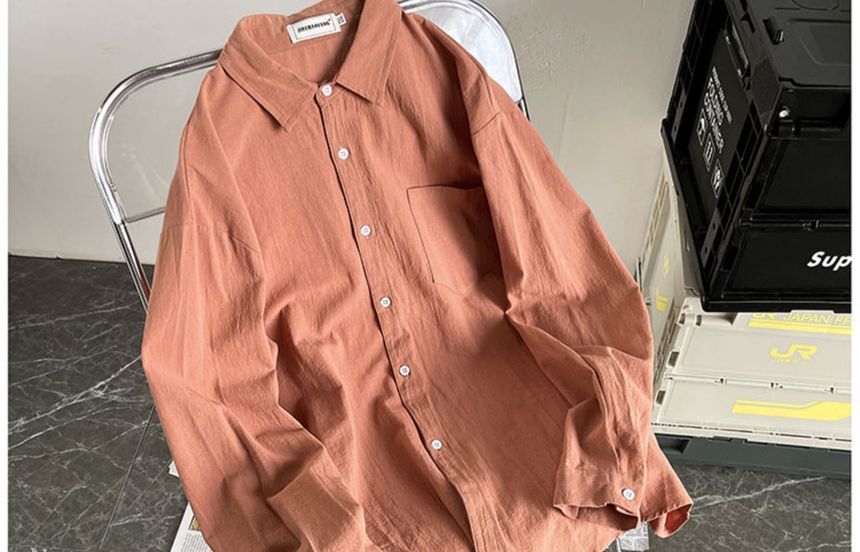 GuDayz - Overhemd met lange mouwen en zakdetail