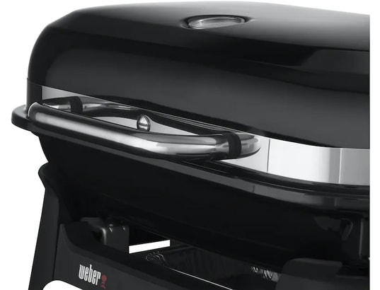 WEBER - Barbecue électrique Lumin compact black, 2200w, Grille en fonte