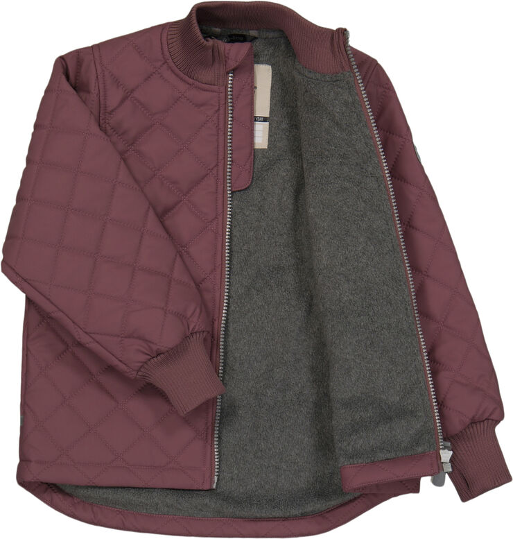 Mikk-Line Duvet Set w. Fleece Rose brown