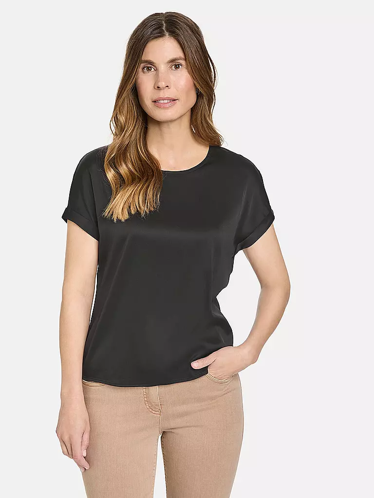 GERRY WEBER Blusenshirt schwarz