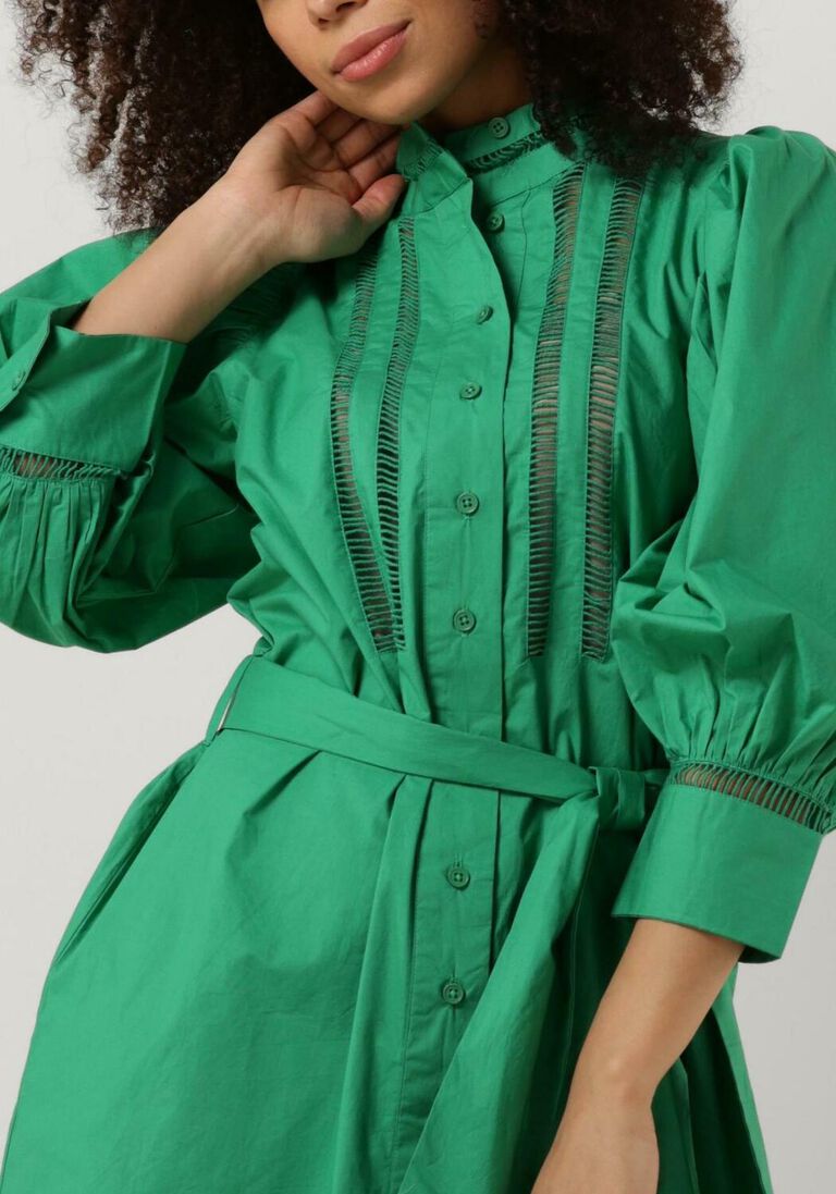 NOTRE-V groene notre-v mini jurk nv-belize mini dress
