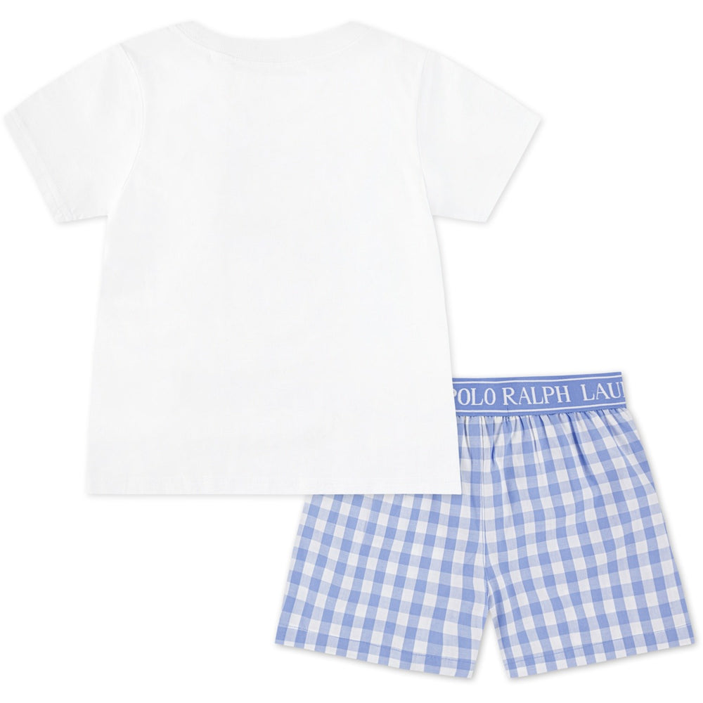 Køb Polo Ralph Lauren Harbor Island Blue Bjørn S/S & Woven Ctn Kort