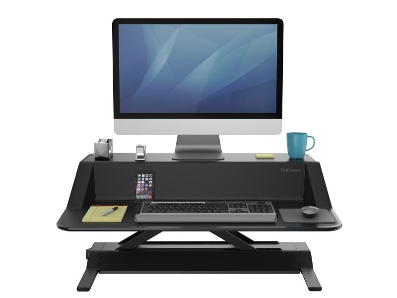 Fellowes Workstation Lotus Schwarz Sitz-Steh-Plattform