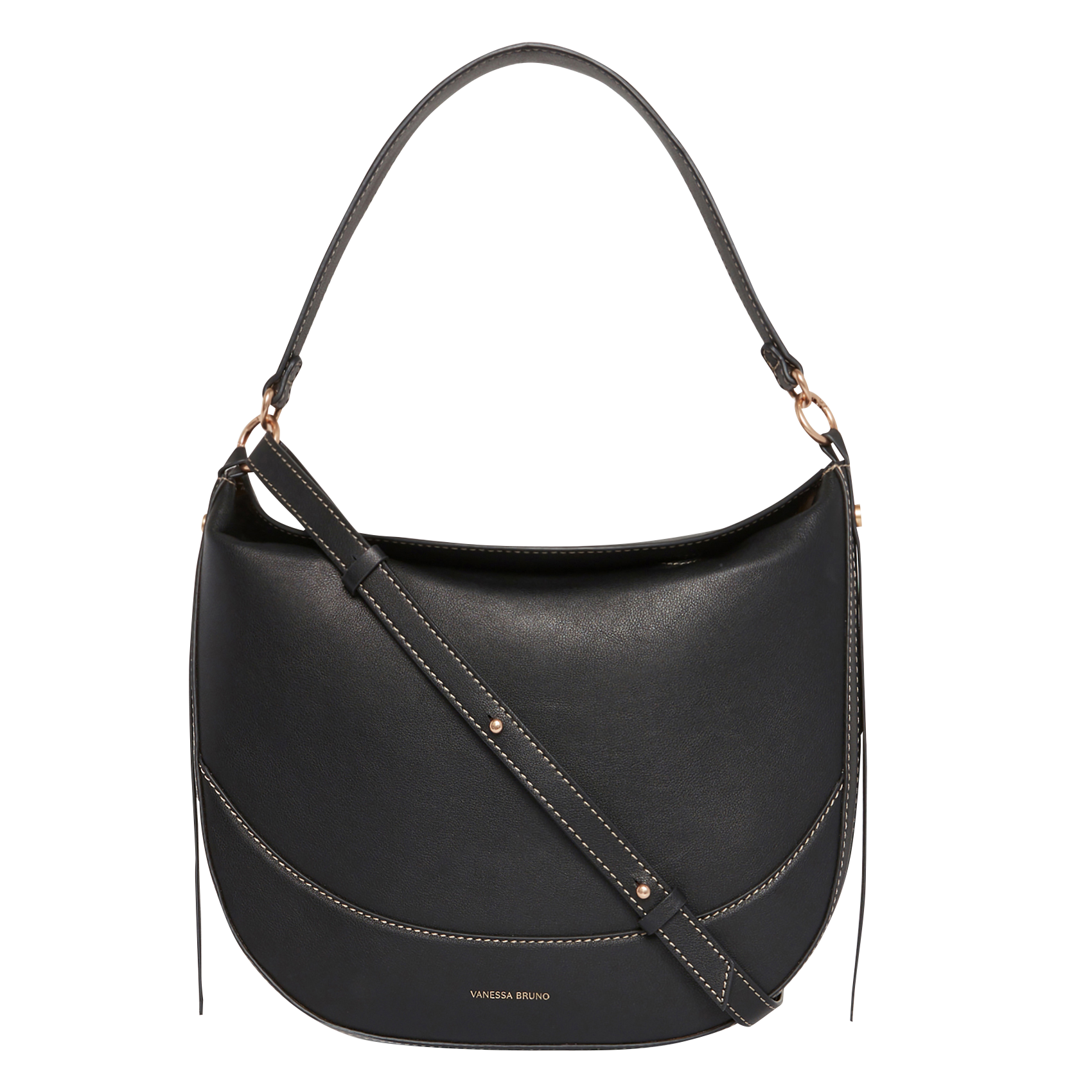 DAILY - Sac épaule en cuir | Noir