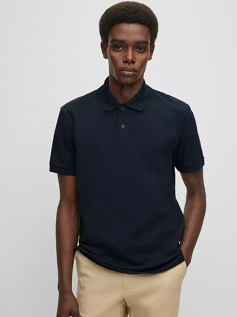 BOSS Poloshirt Regular Fit PALLAS blau