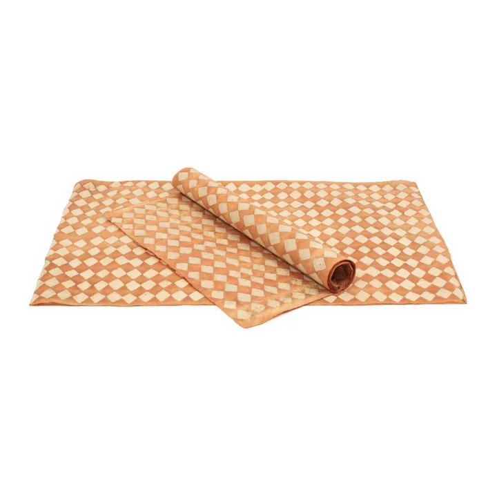 Le Monde Sauvage Papier-peint Diamond - Set de 12 feuilles | Brun roux