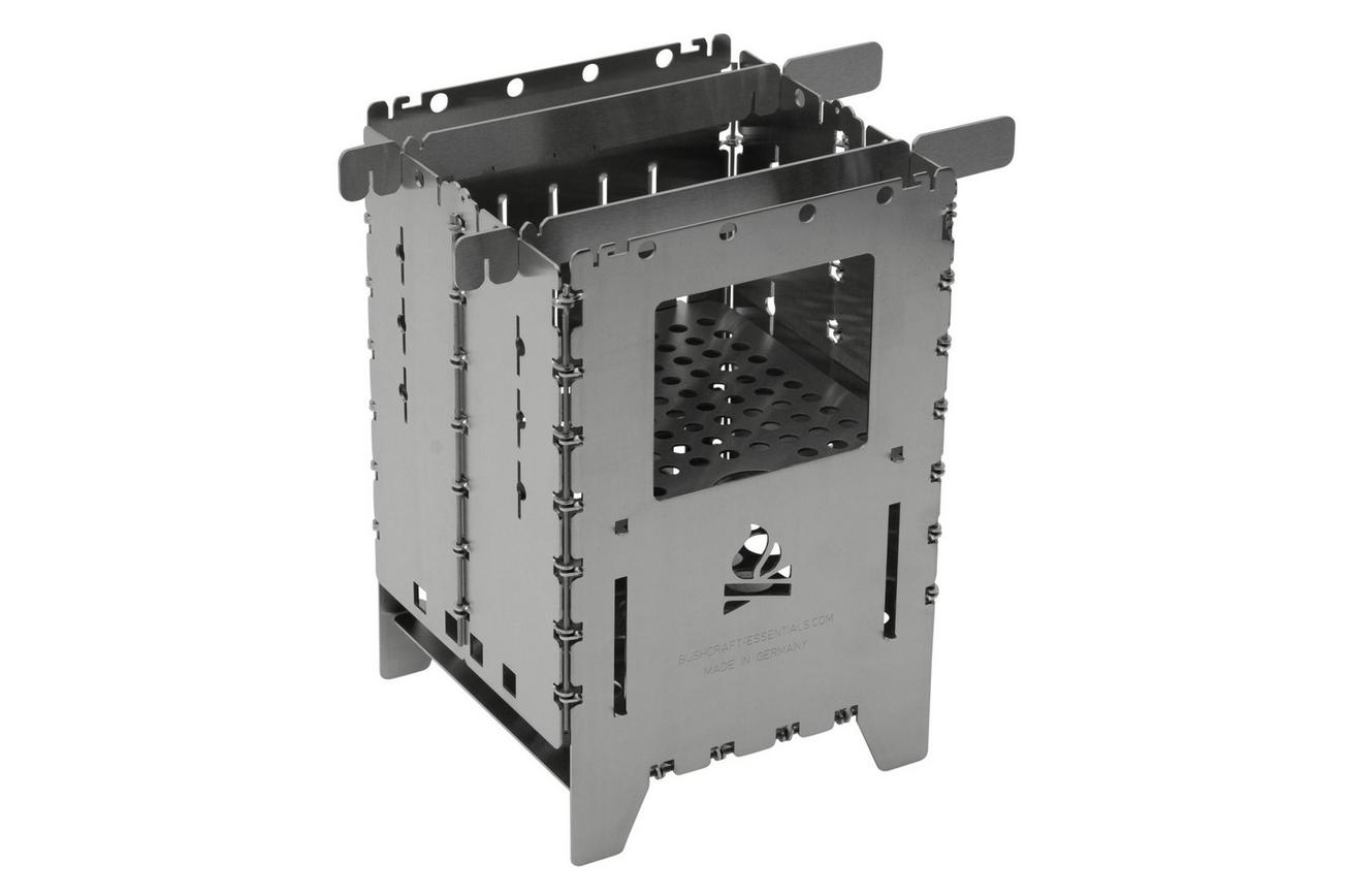 Bushcraft Essentials Bushbox XL Kit, opvouwbare stove