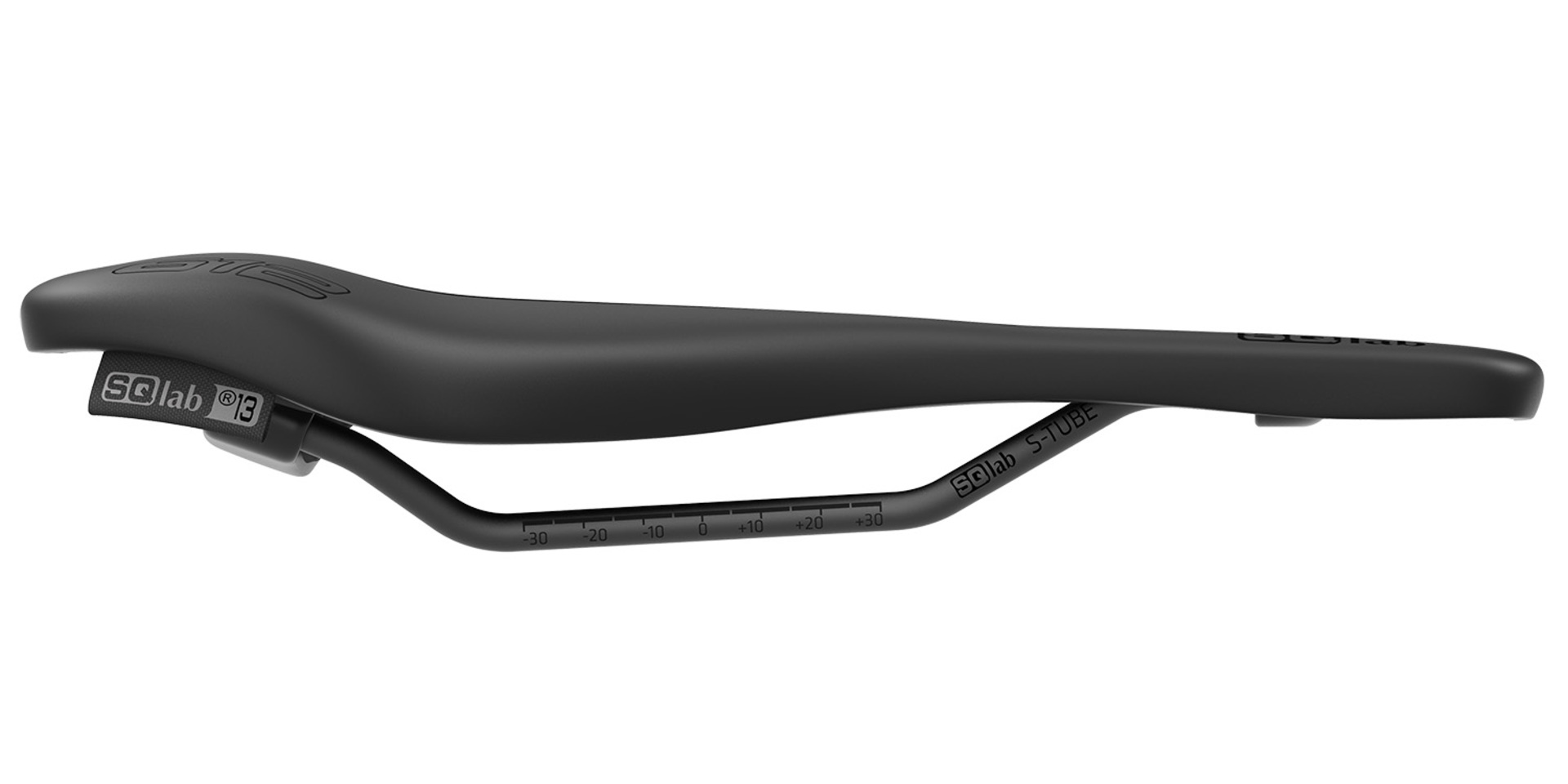 SQlab 612 Ergowave Active 2.1 S-Tube Fietszadel Zwart