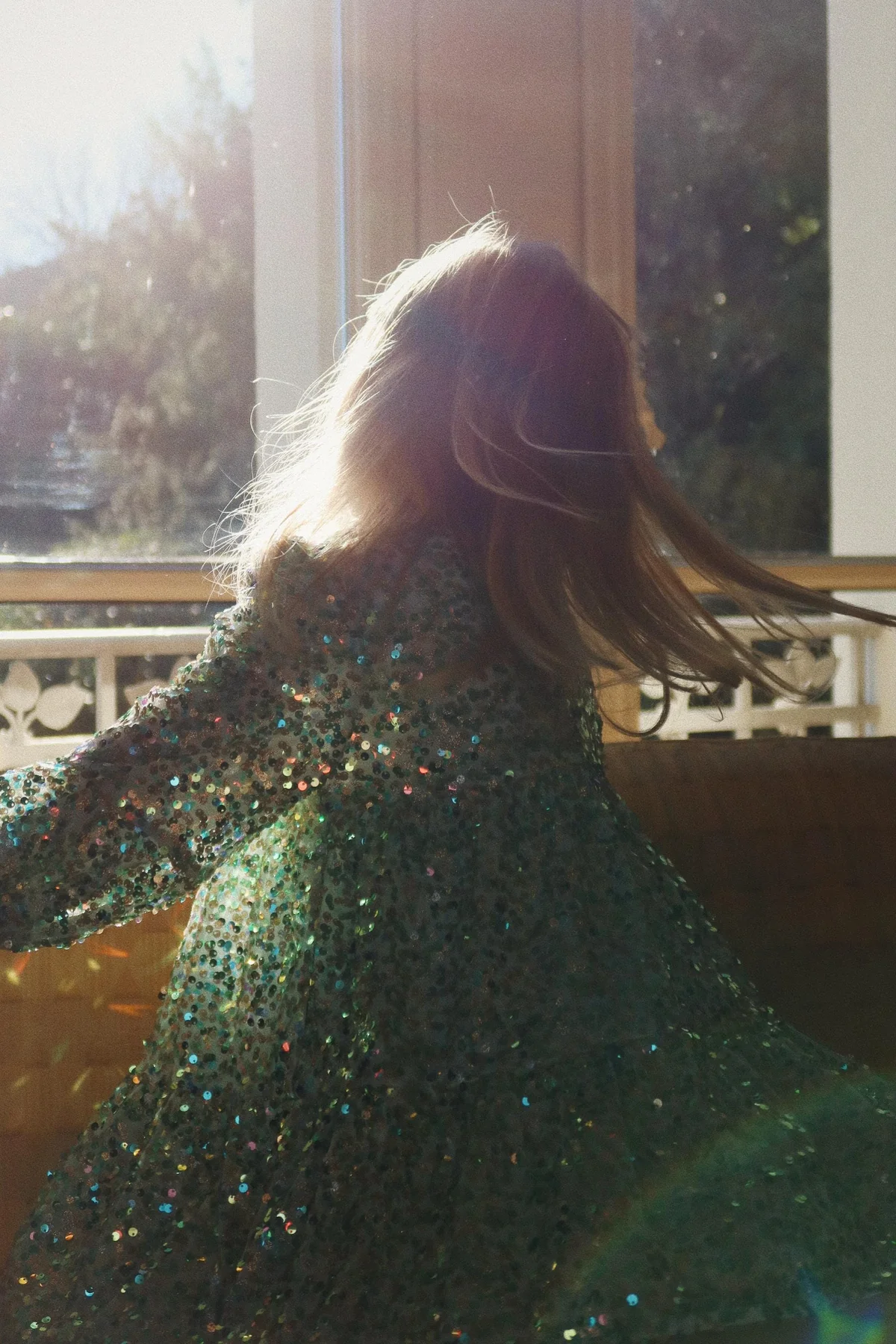Konges Sløjd Lila Sequins Dress green