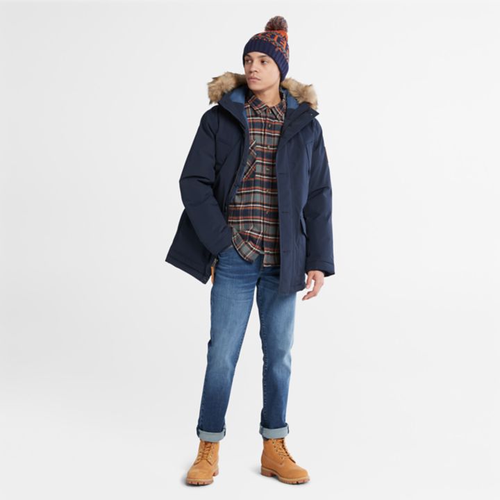 Parka Scar Ridge avec technologie DryVent pour homme en bleu marine