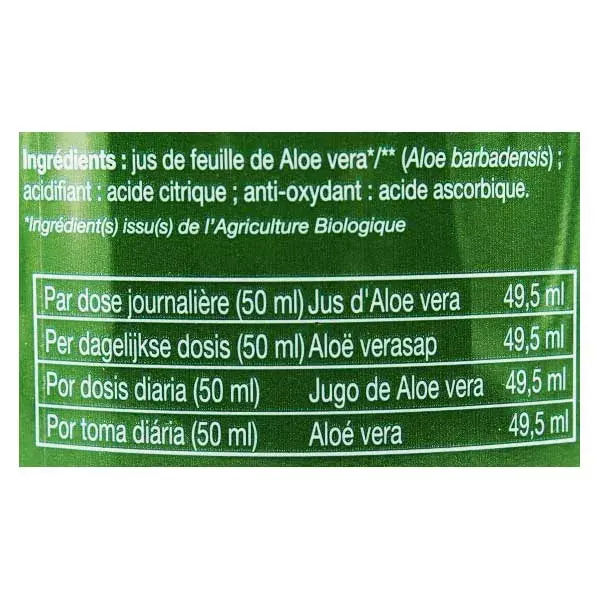 Suco de Aloe Vera com Polpa Biotechnie 1L