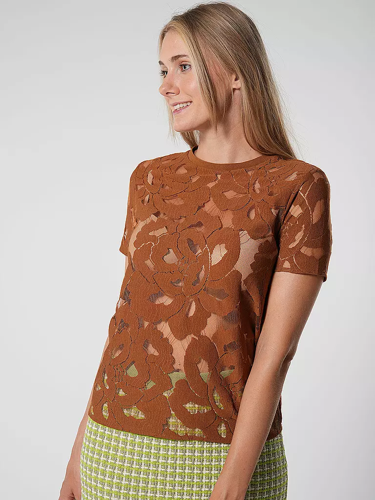 MAX MARA STUDIO T-Shirt DERNA braun