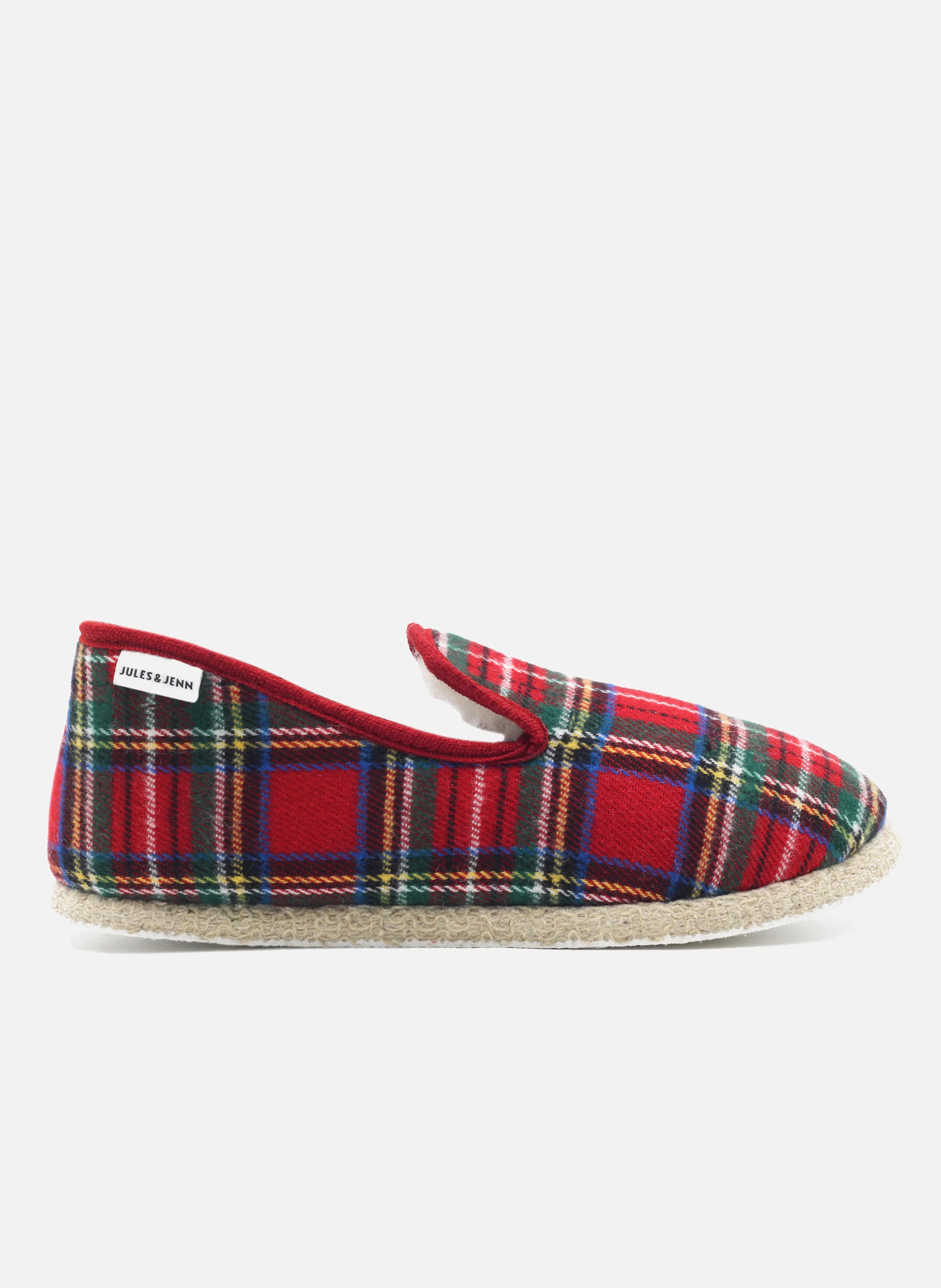 Charentaises tissu | Rouge