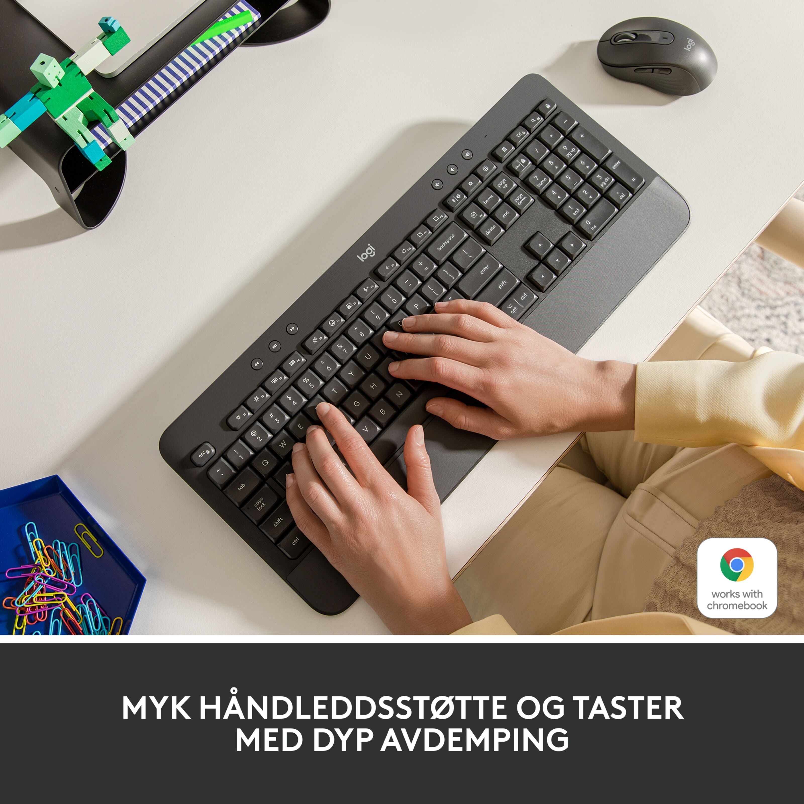 Logitech Signature K650 Trådløst tastatur Graphite