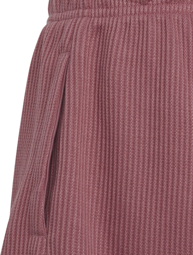 adidas Lounge Waffle Knit Loose shorts Rød