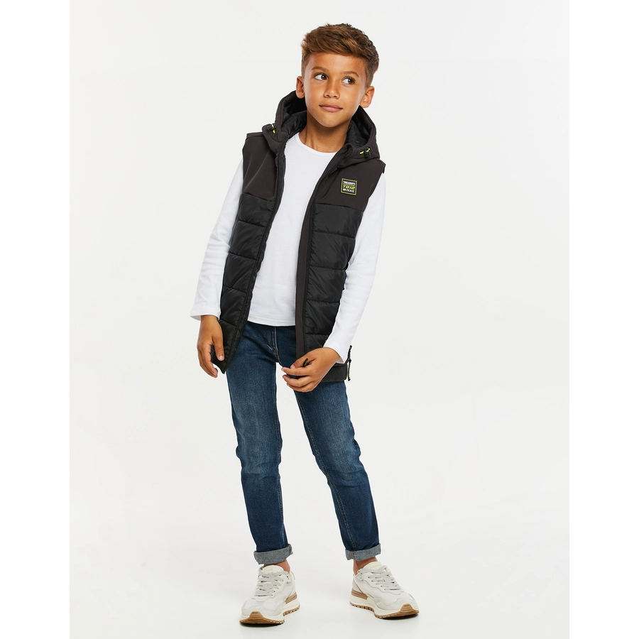 Threadboys Weste Gillet Bowie Padded Black