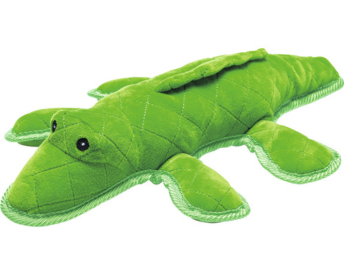 Karlie Alligator Tida hondenspeeltje, groen, 46 x 31 x 9 cm