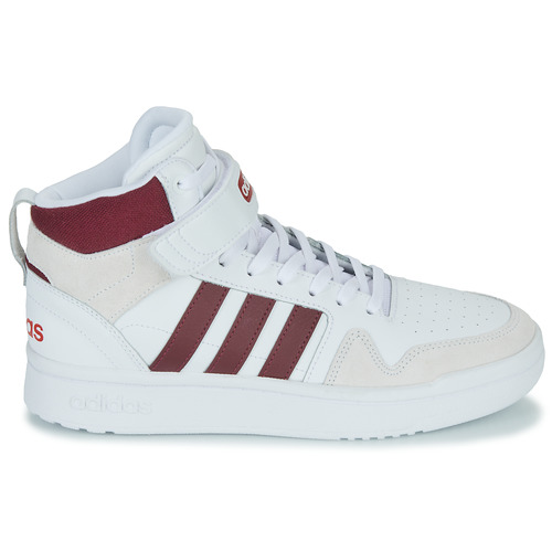 Adidas Sportswear - POSTMOVE MID - Blanc / Bordeaux