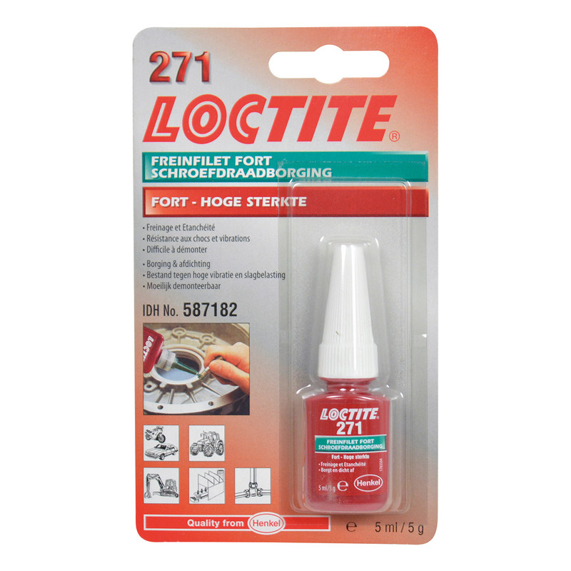 Loctite 271 draadborgmiddel 5ml