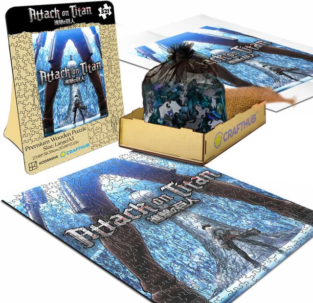 Crafthub Attack on Titan puslespil (Guardian of the Cavern)