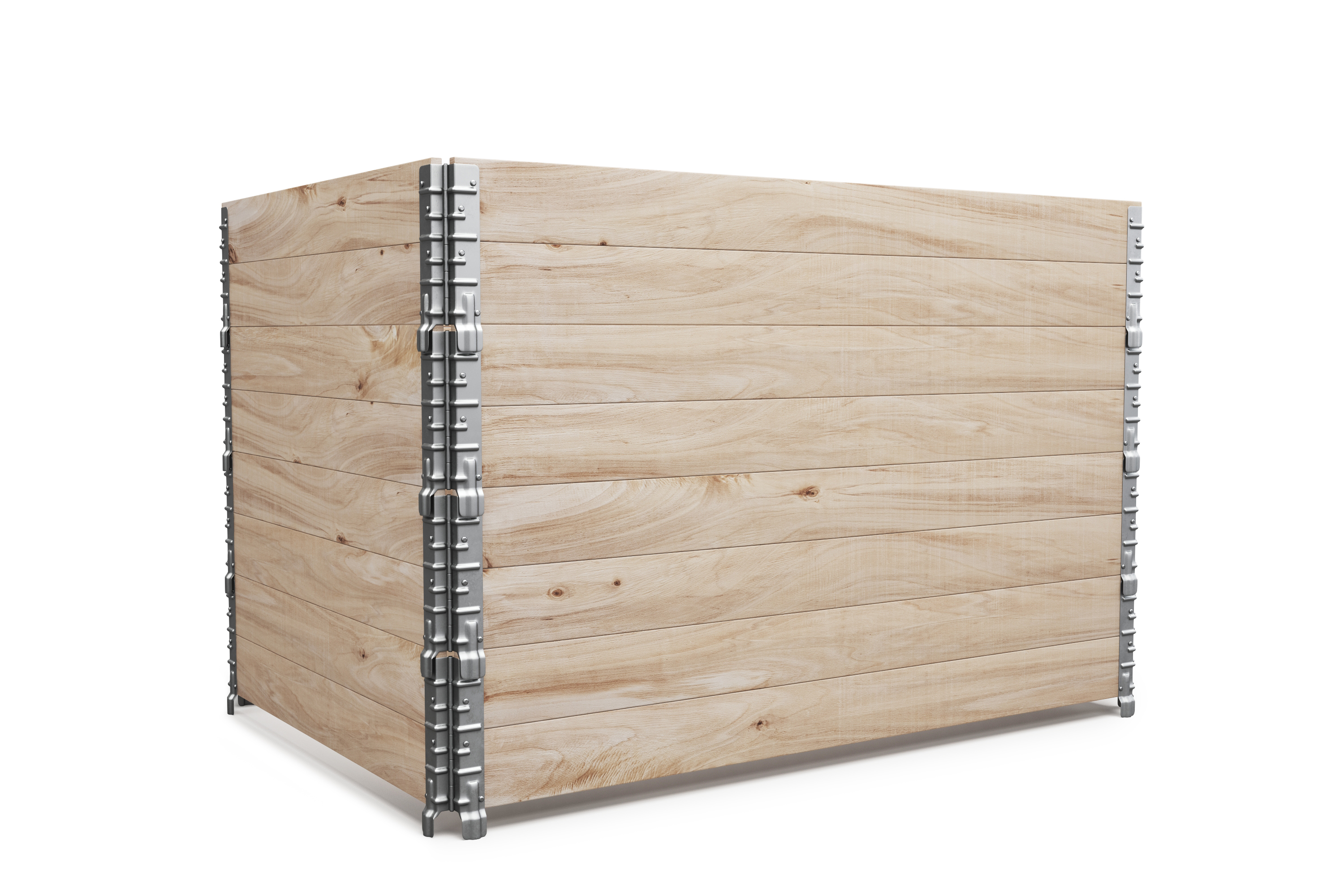 Faltrahmen für Hochbeet Holz 120 x 80 x 20 cm 4er Set