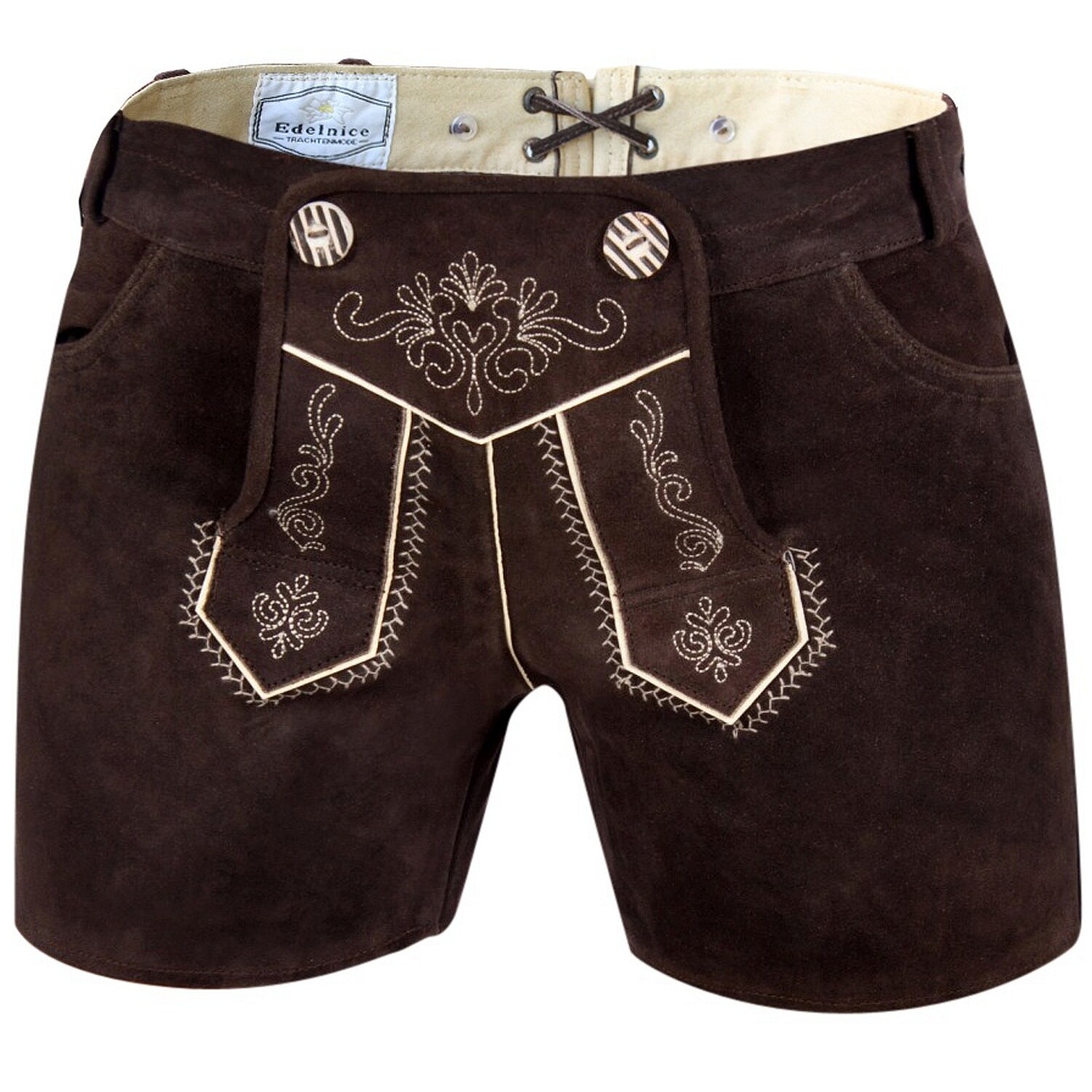 Damen Ledershorts