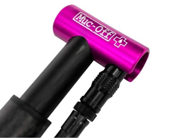 Muc-Off Airmach Carbon Mini Hånd/Fodpumpe, 130 PSI