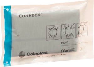 CONVEEN Befestigungsband Velcro Beinbeutel, 2 Stück