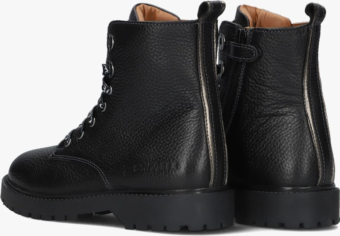 BRAQEEZ zwarte braqeez veterboots belle boot