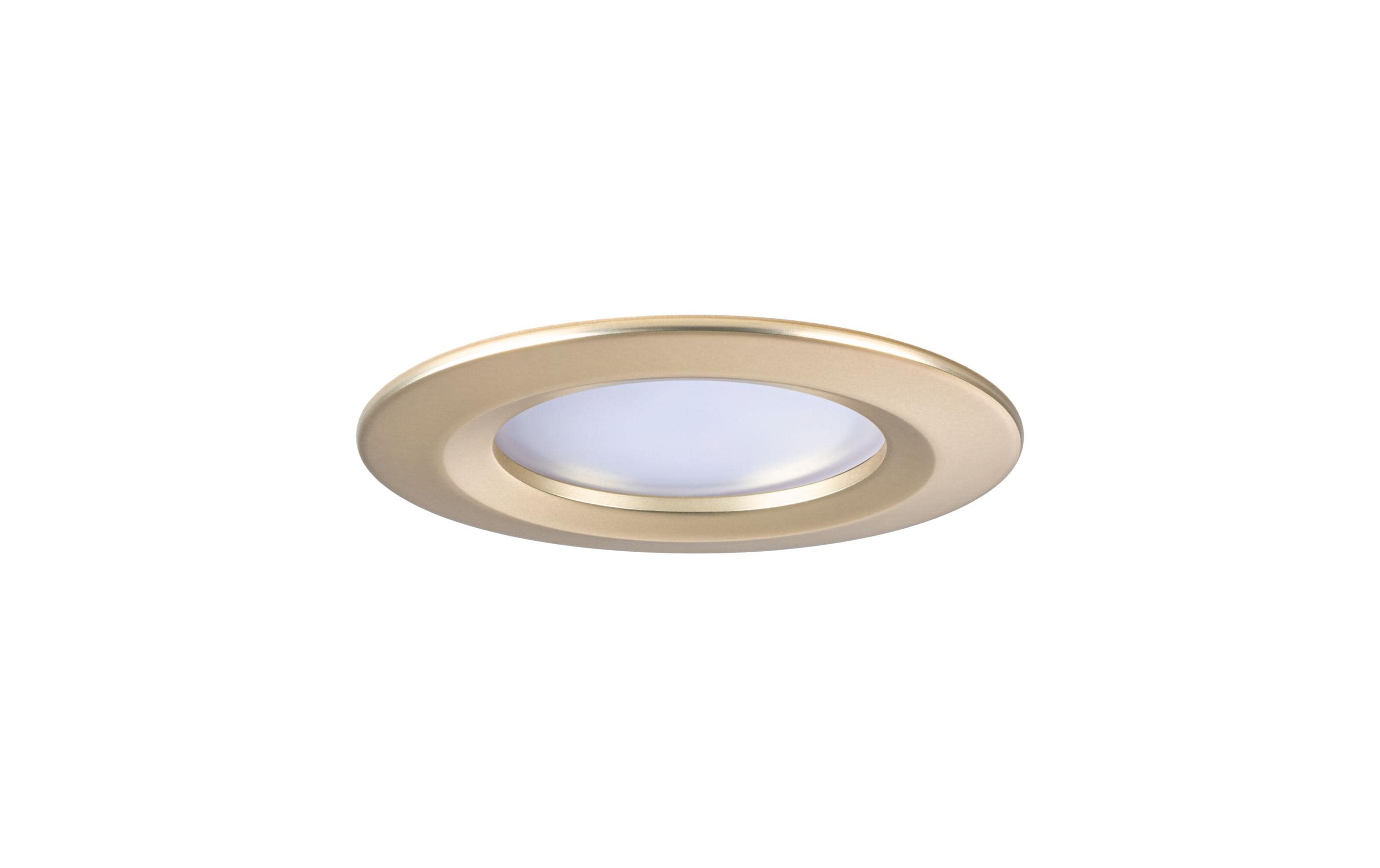Einbauleuchte LED Nova Coin Basisset starr 3er-Set GoldRunde Einbauleuchte