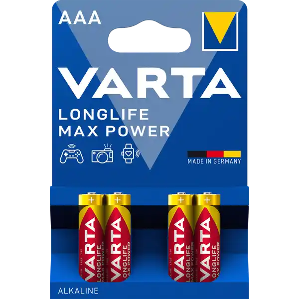 Longlife Max Power AAA Batterien