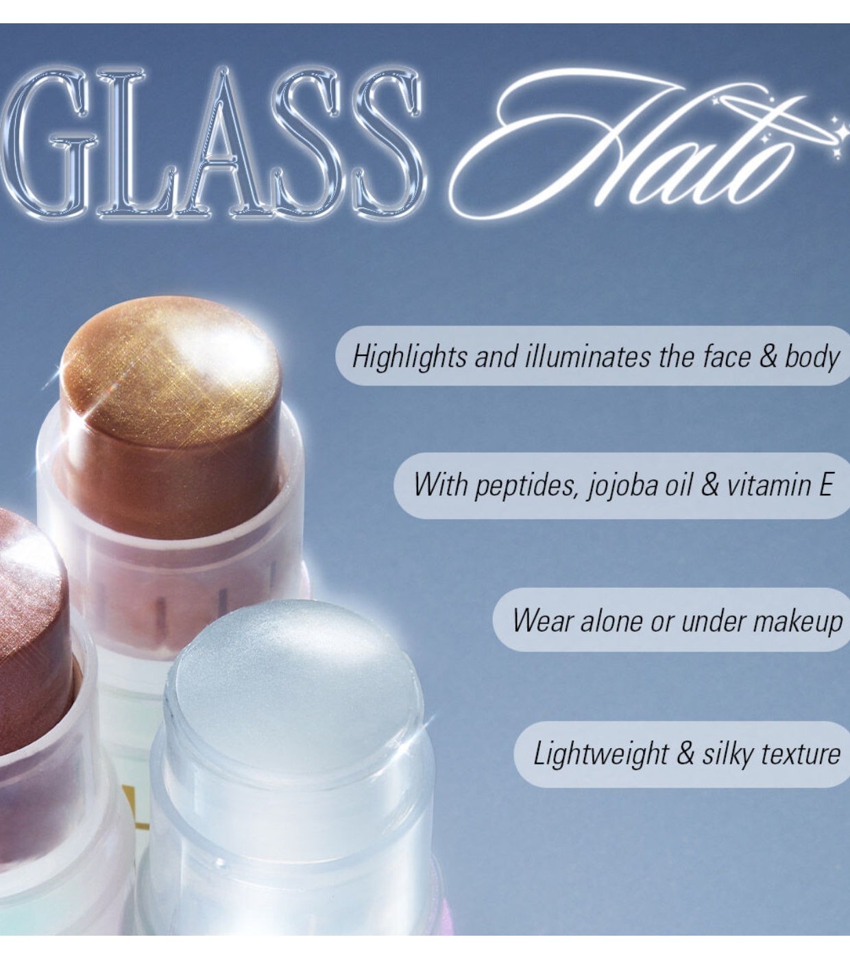 Makeup Revolution - Iluminador Jelly Glass Halo - Clear Glow