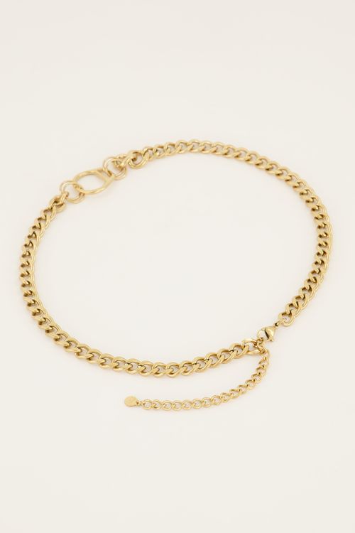 Iconic schakelketting met grove sluiting