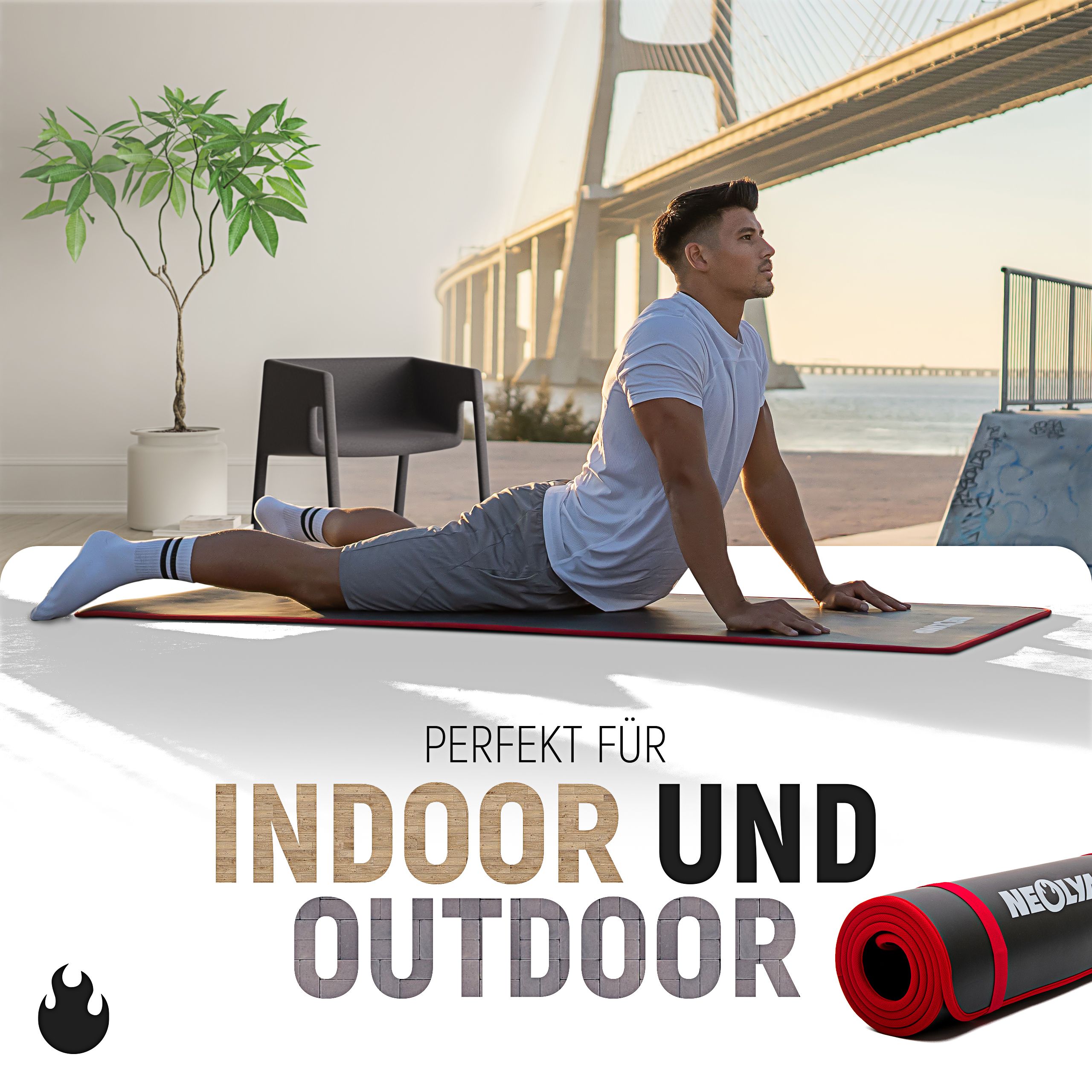 NEOLYMP Fitnessmatte 80cm