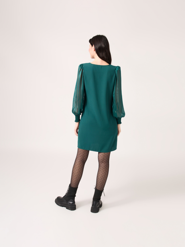 Robe courte unie