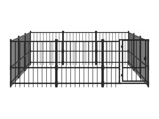Chenil cage enclos pac noire 291 x 291 x 100 cm 02_0041884