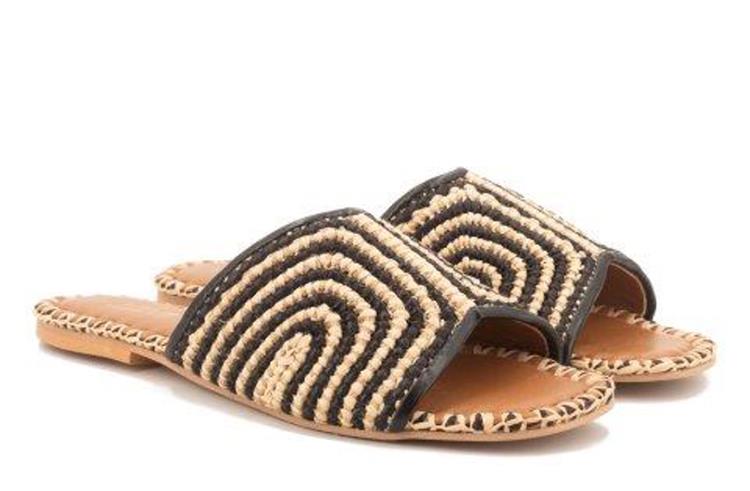 Toral TL-Betty raffia black/beige