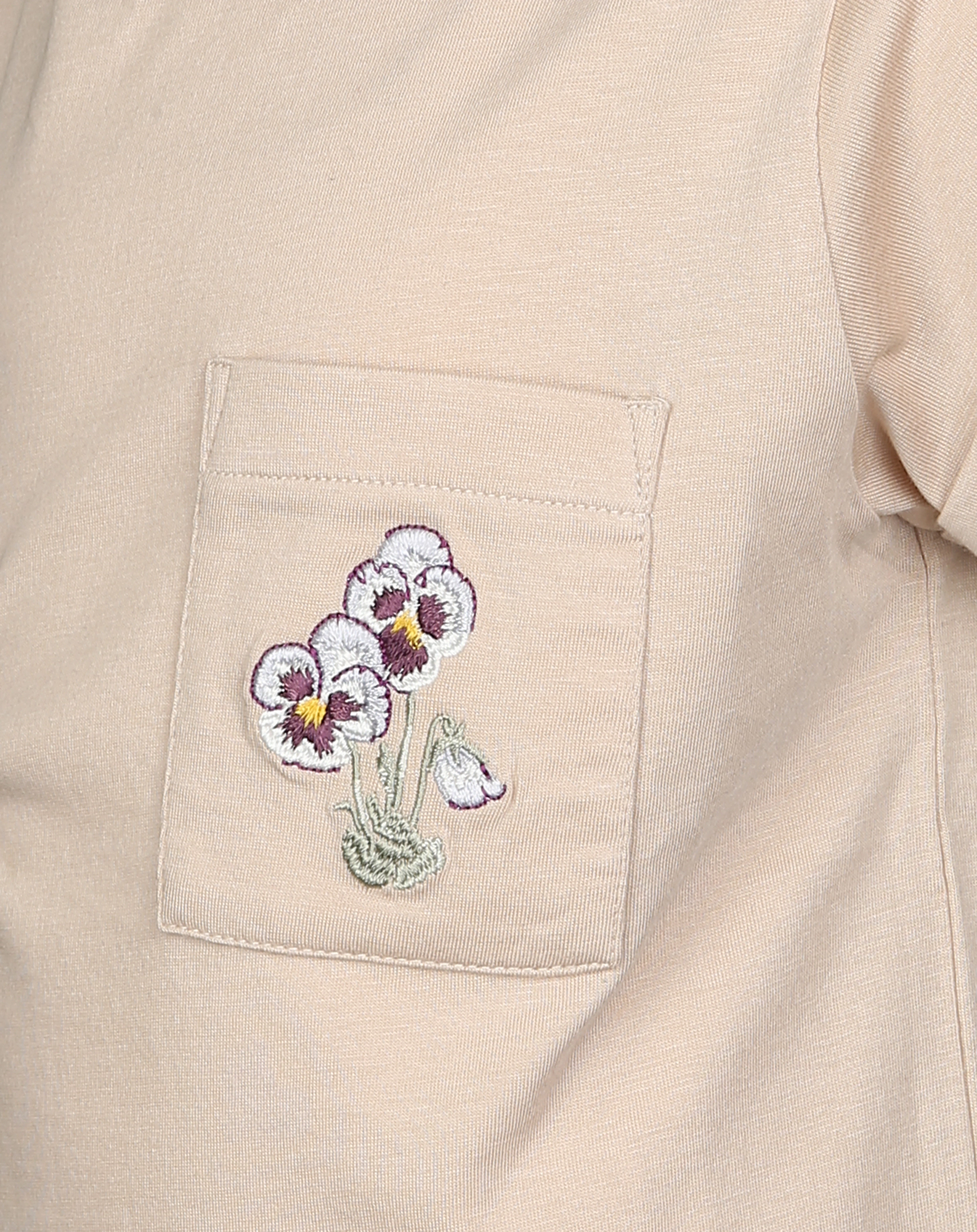 T-Shirt TAVORA FLOWER in rose moon