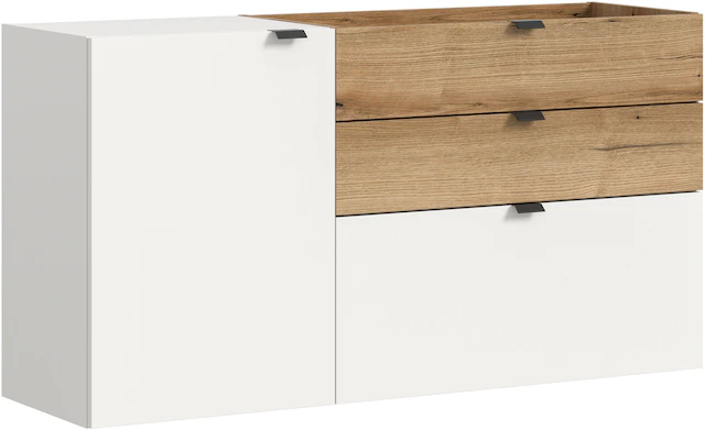 INOSIGN Garderobenschrank 1 Stk. tlg. Oran, Hängekommode, Schubladen, Tür, Klappe, Evoke Oak NB, Ablagefach