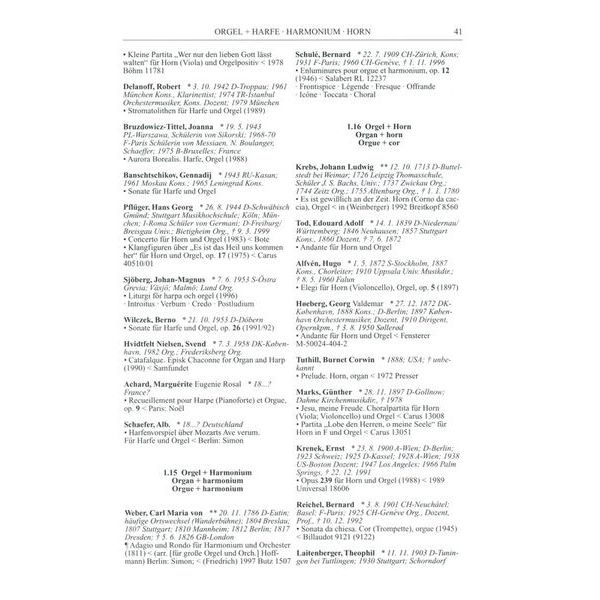 Schott Repertorium Orgelmusik 1+2