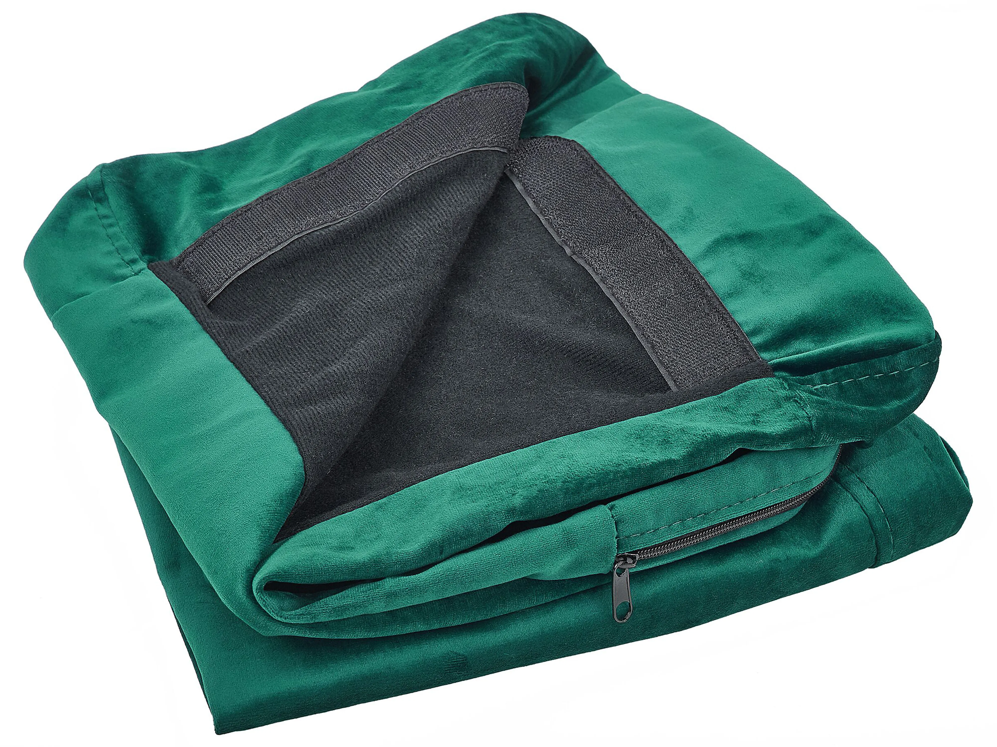 Hoes voor fauteuil BERNES Fluweel Groen